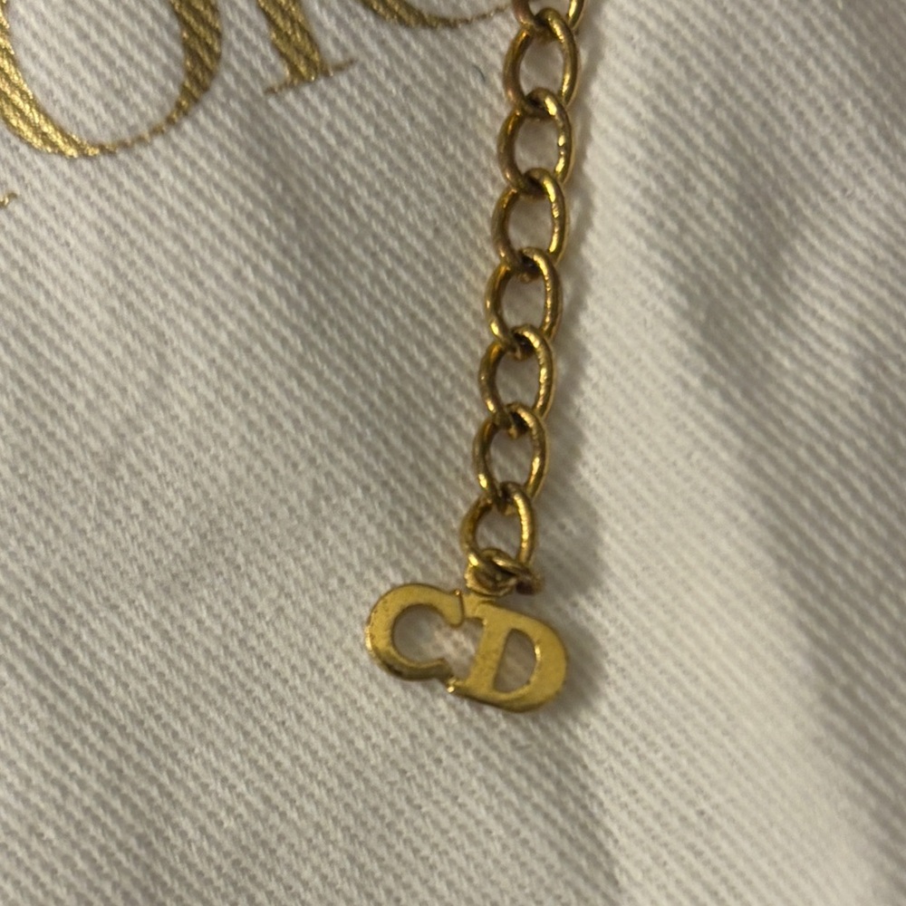 !!SOLD!!Dior Cuban Link Gold Bracelet - Picture 3 of 8